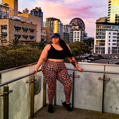 Customer photo review of Rebdolls "Insight" Leopard High Waist Leggings