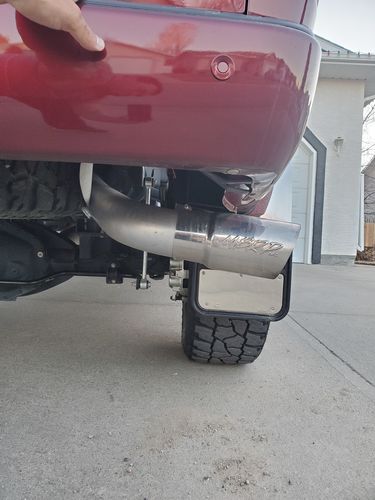 Customer photo review of 2013-2018 Cummins 5" Turbo Back Exhaust System w/ Muffler (FLO 1674)
