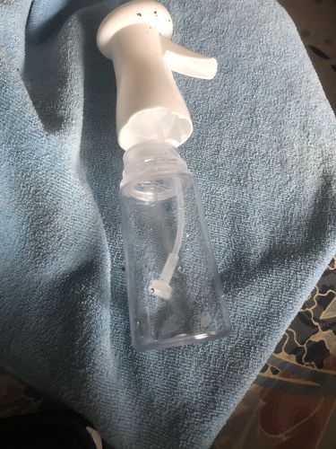 Customer photo review of Sample Curly Hair Wash and Go System with Organic Sweet Almond Oil for Sensitive Skin (Fragrance-Free) (Step 1 - 4)