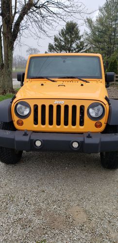 Customer photo review of Black Angry Eyes Head Light Bezels Coverfor 11-18 Jeep Wrangler JK/ JKU