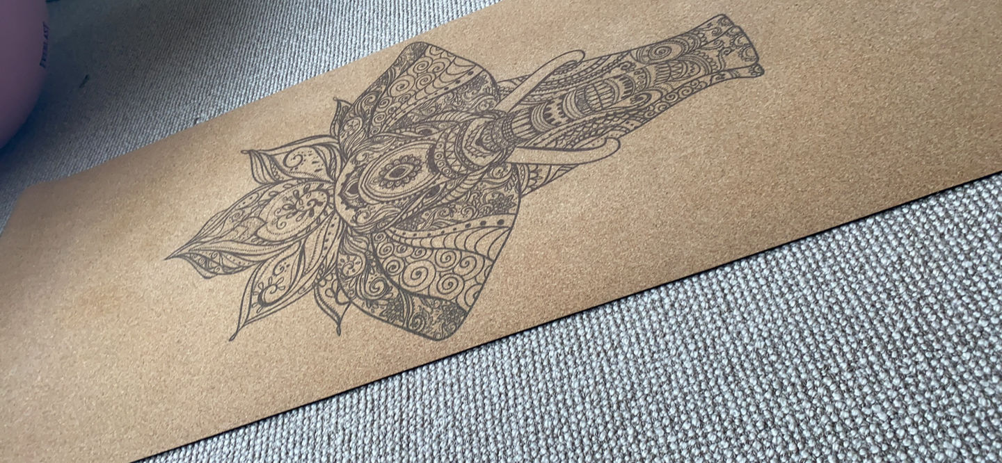 Customer photo review of Elephant Yoga Mat