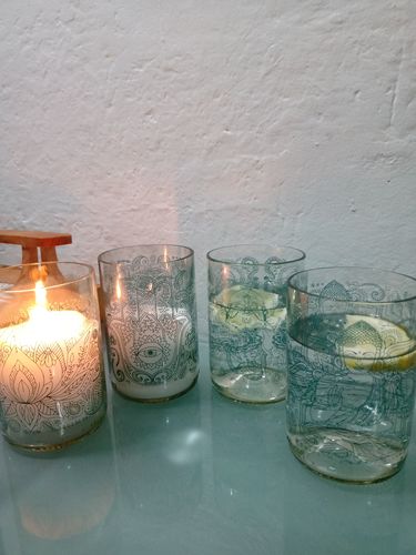 Customer photo review of Om Glass