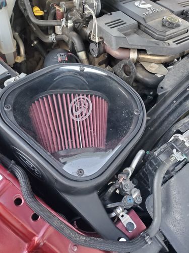 Customer photo review of 2013-2018 Cummins S&B Intake Kit (75-5068)