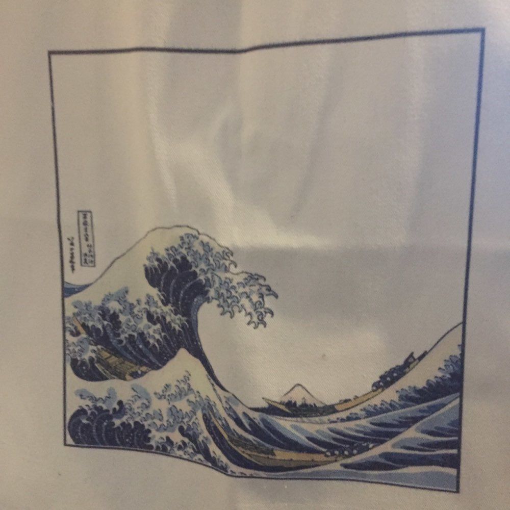 Customer photo review of Hokusai wave bag