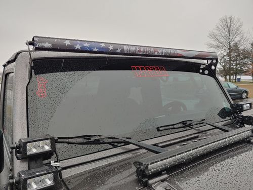 Customer photo review of Aerolidz Light Bar Cover - 50”/ 52” - Clear - Single Row