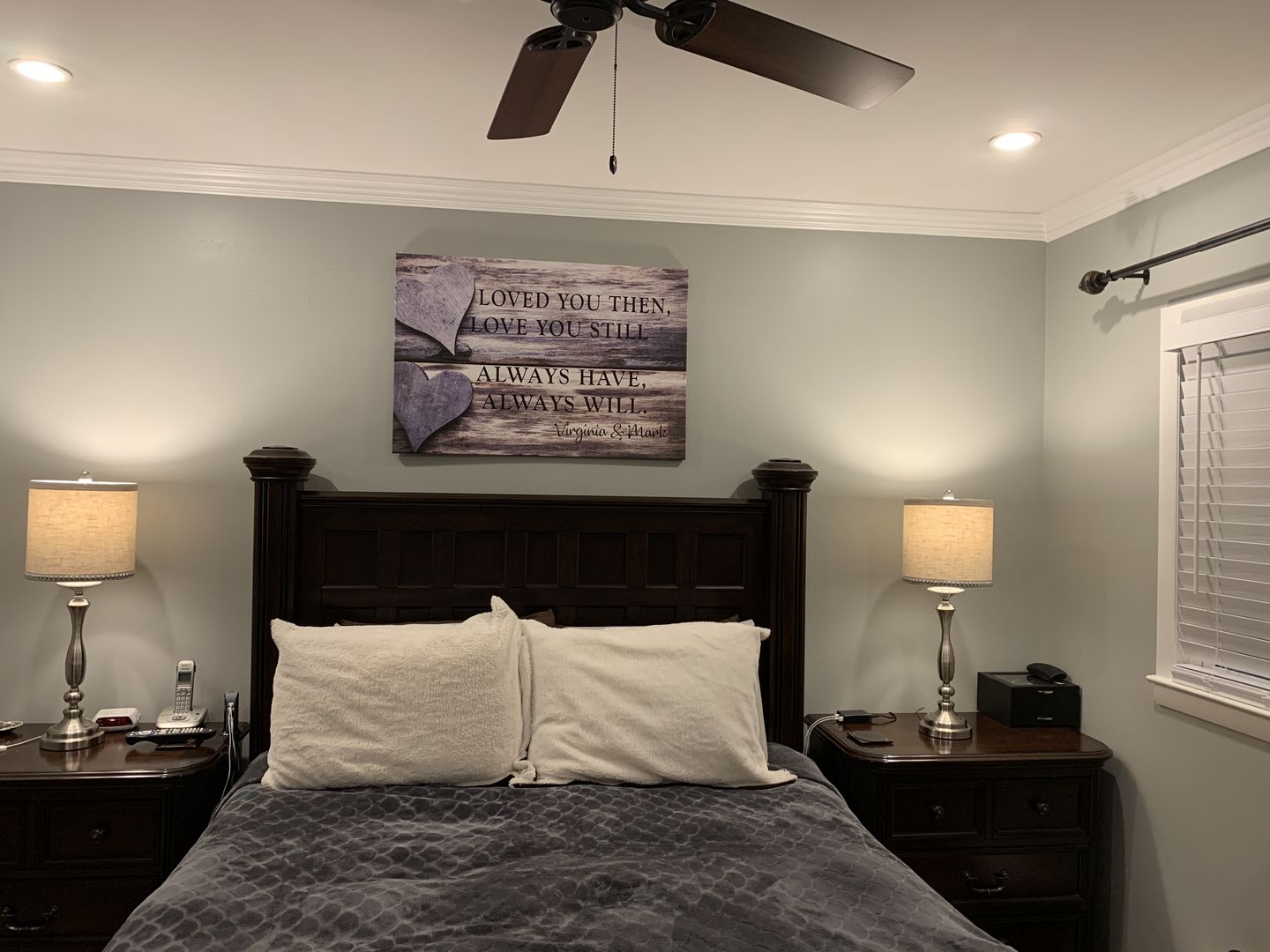 Customer photo review of Personalized "Loved You Always" Premium Canvas