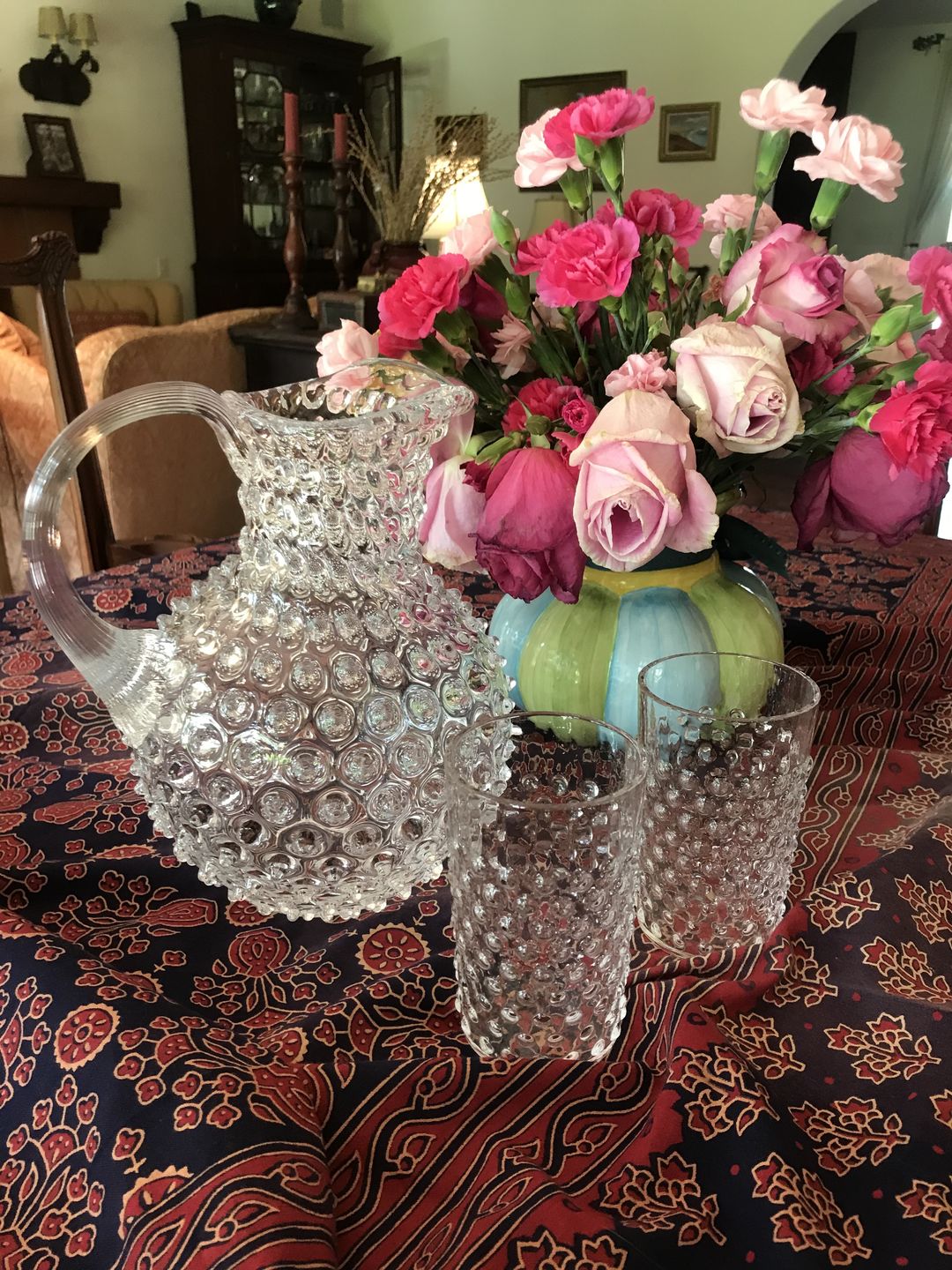 Customer photo review of Crystal Hobnail Jug