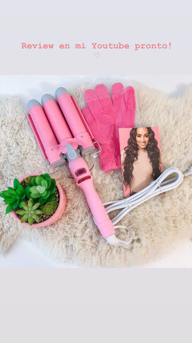 Customer photo review of Mermade Hair Waver - Pink - 32mm