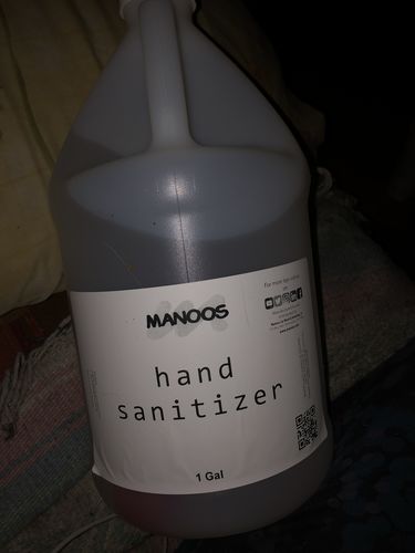 Customer photo review of gel hand sanitizer