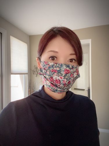 Customer photo review of Free Handmade mask (only for our previous buyers)