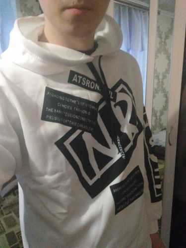 Customer photo review of Fah Dedrick Hoodie