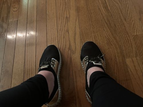 Customer photo review of Astra Sneakers - Instant Foot Pain Relief