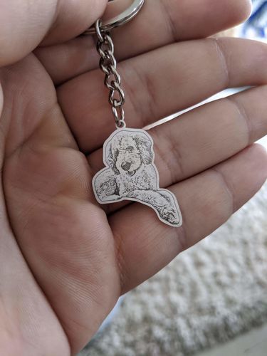 Customer photo review of Silvercut™ Keychain