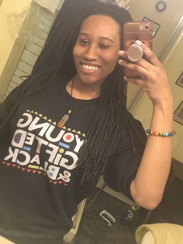 Customer photo review of Young Gifted and Black (Martin Font) - Sweatshirt