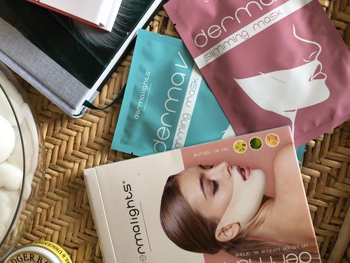 Customer photo review of DermaV™  |  Masque amincissant pour ovale du visage