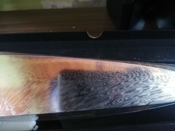 Customer photo review of Japanisches Damast Chef Messer