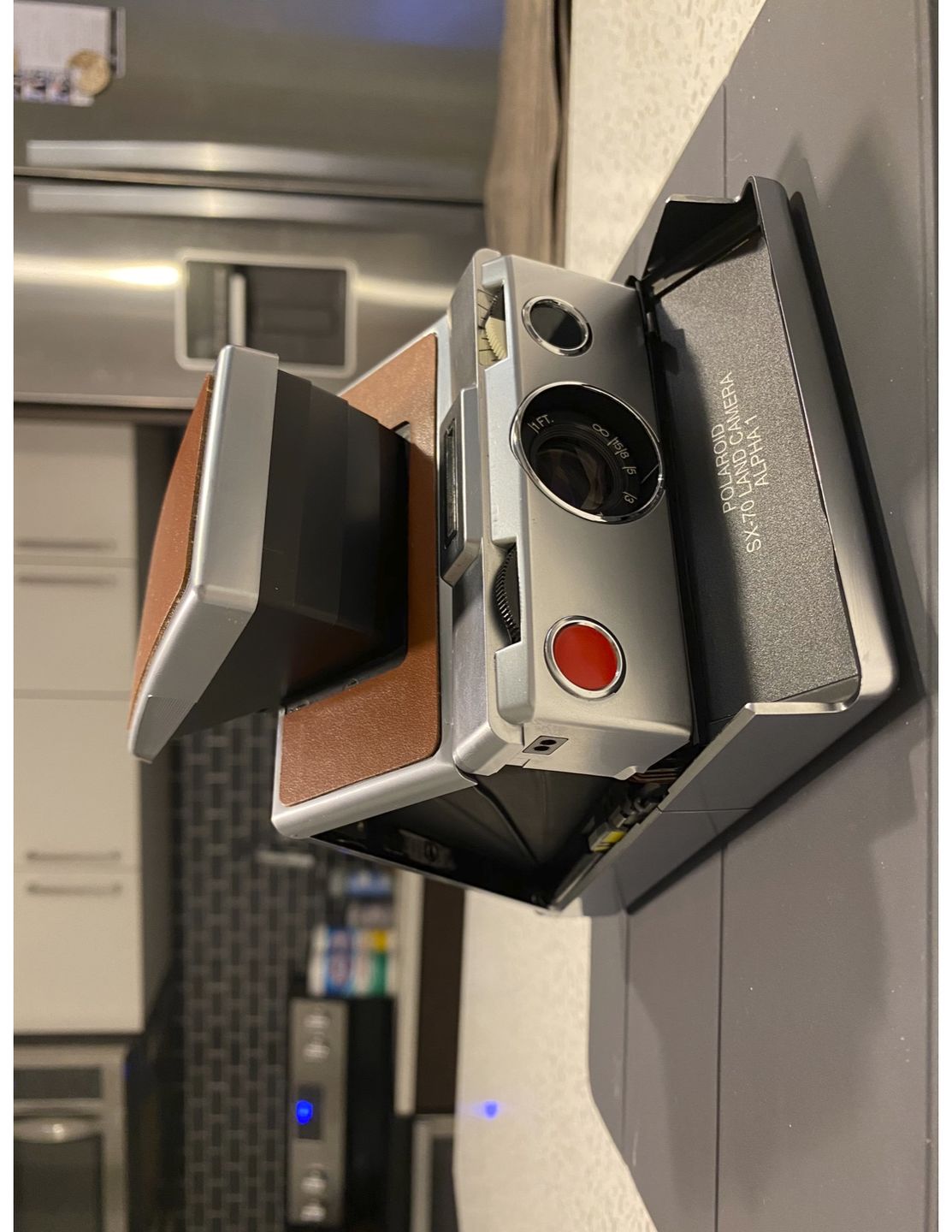Customer photo review of Polaroid SX-70 Alpha 1 Chrome Folding Instant Film Camera