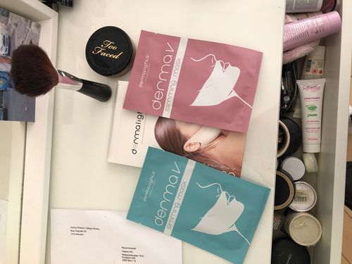 Customer photo review of DermaV™  |  Masque amincissant pour ovale du visage