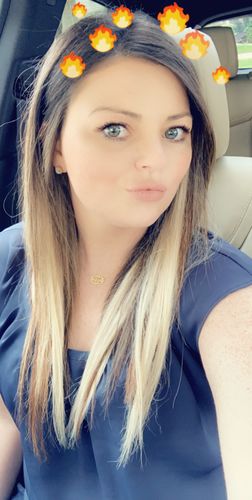 Customer photo review of Tape in Hair Extensions 100% Remy Human Hair Balayage Ombre 20 Pieces 50 Grams (3/8/613)