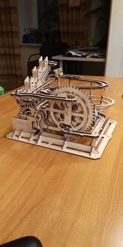 Customer photo review of Robotime 3D Wooden Marble Run Kit