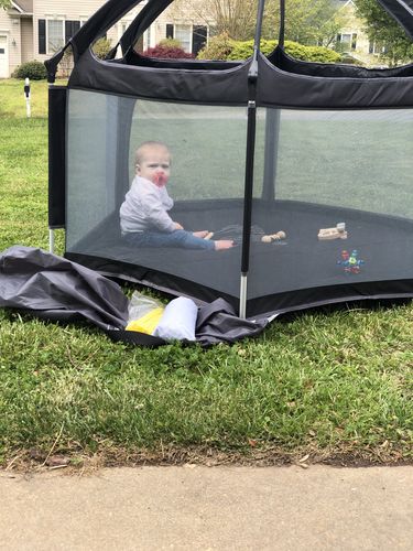 Customer photo review of Pop N' Go® Playpen