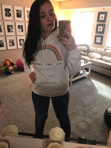 Customer photo review of Let's Talk About Mental Health -- T-Shirt