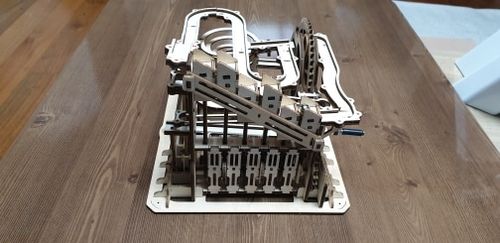 Customer photo review of Robotime 3D Wooden Marble Run Kit