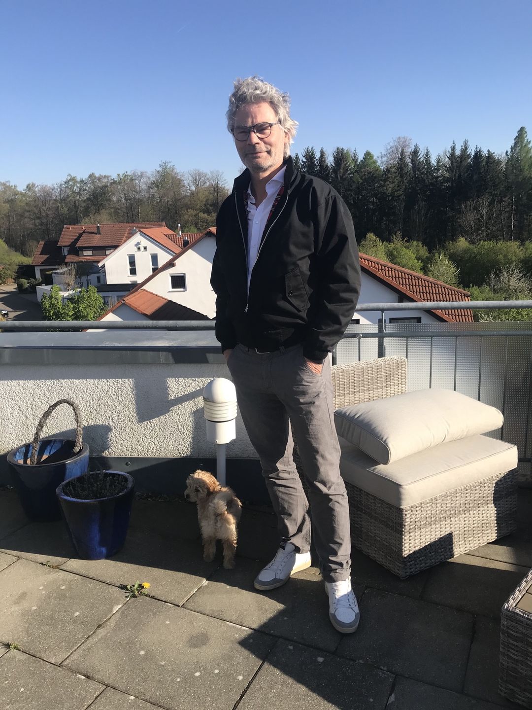 Customer photo review of Harrington Jacket - Black