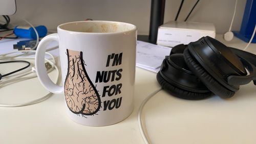 Customer photo review of Nuts For You Mug