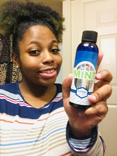Customer photo review of Nano Silver Mouthwash (Travel Size)