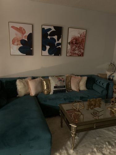 Customer photo review of Floral Canvas Prints