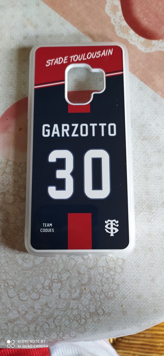 Customer photo review of Coque rugby TOULOUSE STADE TOULOUSAIN - flocage 100% personnalisable - iPhone smartphone