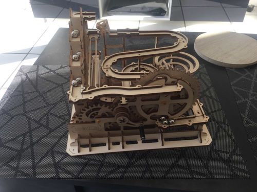 Customer photo review of Robotime 3D Wooden Marble Run Kit