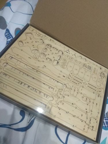 Customer photo review of Robotime 3D Wooden Marble Run Kit