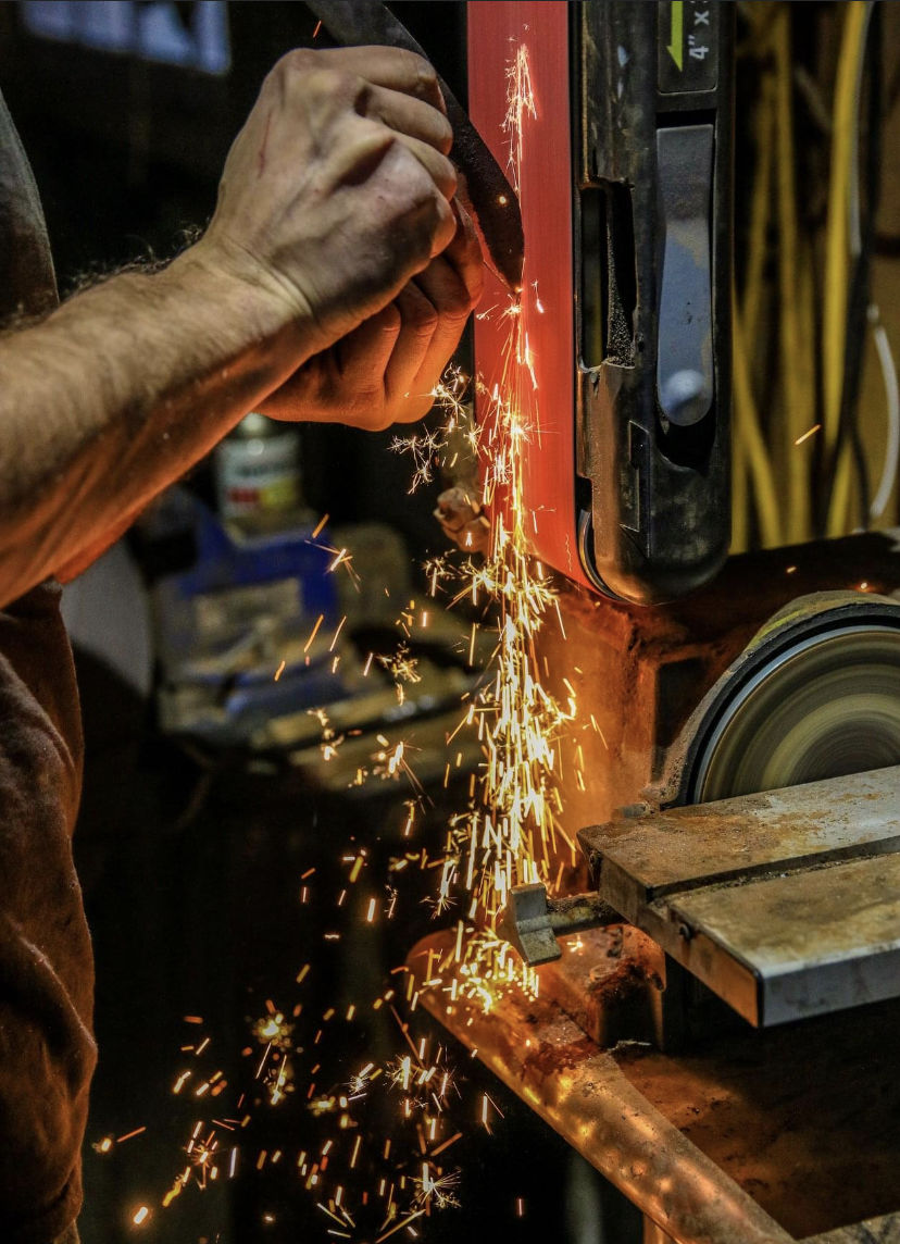 Customer photo review of 4" x 36" Sanding Belts for Stock Removal