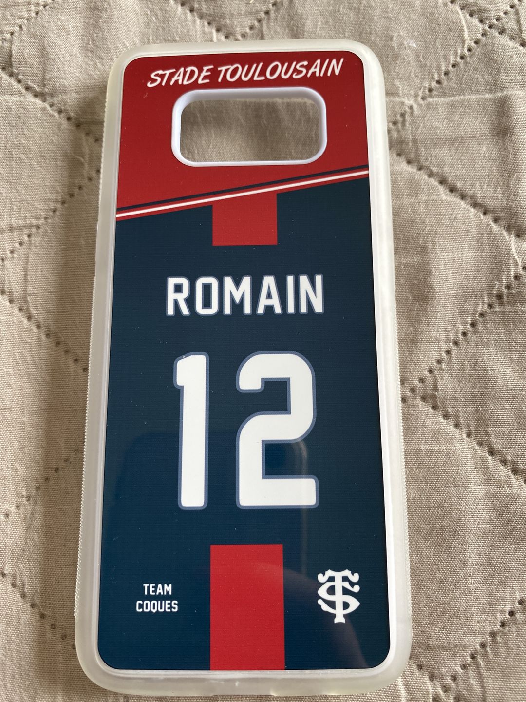 Customer photo review of Coque rugby TOULOUSE STADE TOULOUSAIN - flocage 100% personnalisable - iPhone smartphone