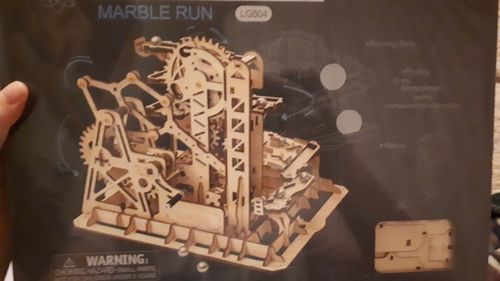 Customer photo review of Robotime 3D Wooden Marble Run Kit