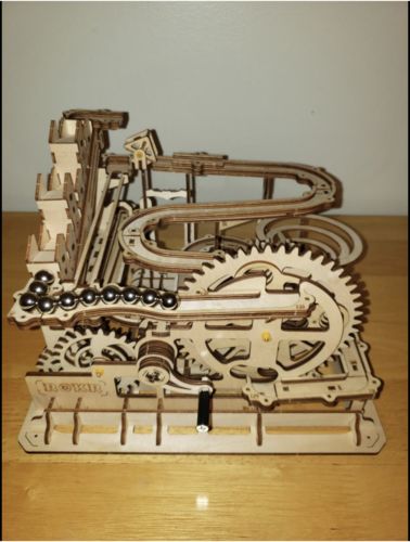 Customer photo review of Robotime 3D Wooden Marble Run Kit