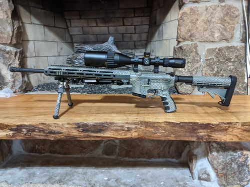 Customer photo review of Sniper NT-HD 3-12x56 AOGL Scope 30mm Tube with Red, Green Illuminated Reticle