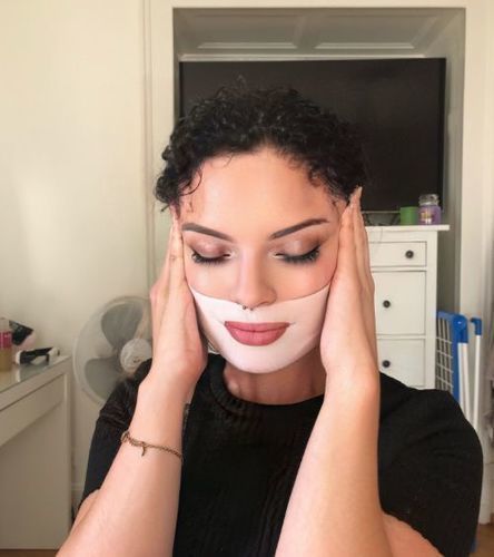 Customer photo review of Masque amincissant DermaV™