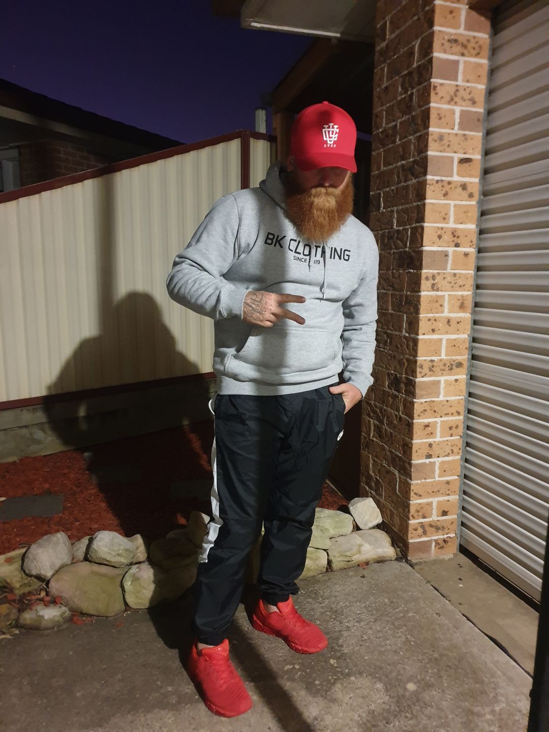 Customer photo review of Blood Red LVCO A-Frame Snapback
