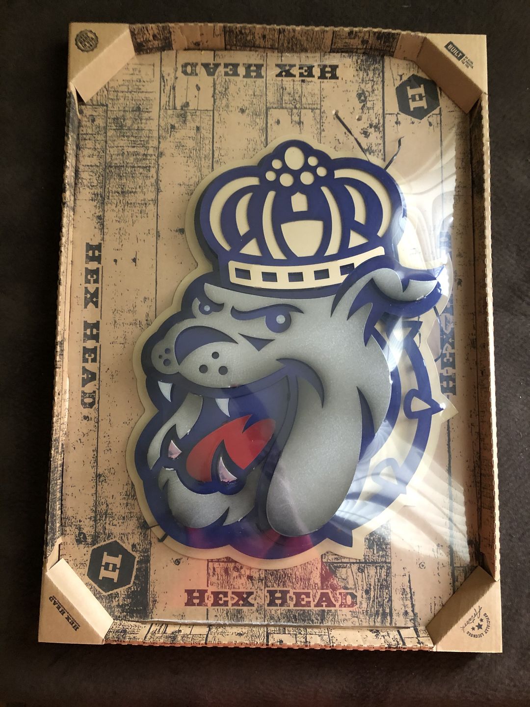 Customer photo review of James Madison University Dukes Mascot 3D Artwork