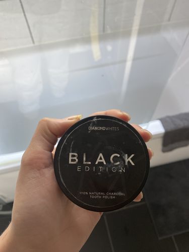 Customer photo review of Black Edition – Charcoal Tooth Polish