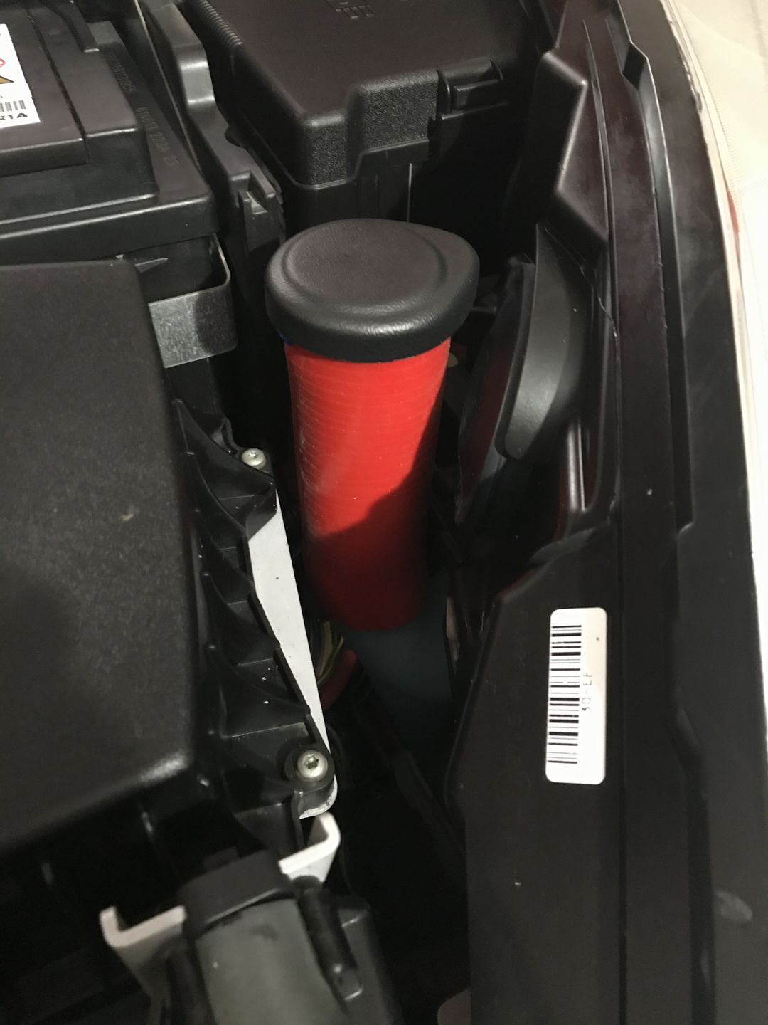 Customer photo review of Washer Bottle Filler Neck Sleeve - Mk7/7.5  Fiesta inc ST180