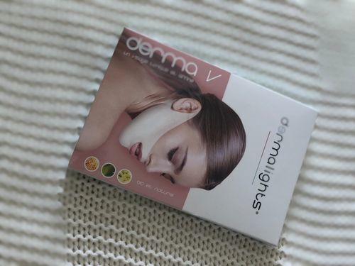 Customer photo review of Masque amincissant DermaV™