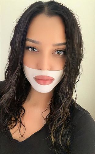 Customer photo review of Masque amincissant DermaV™