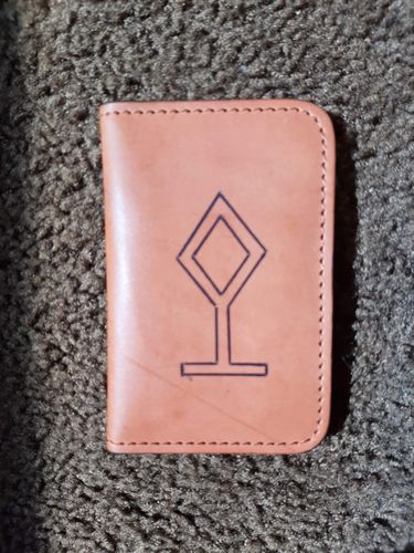 Customer photo review of No.77 | 'Chestnut' Notebook Passport Wallet