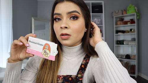 Customer photo review of Shocked Kristin - gray