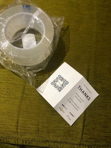 Customer photo review of Car Transparent Stickers