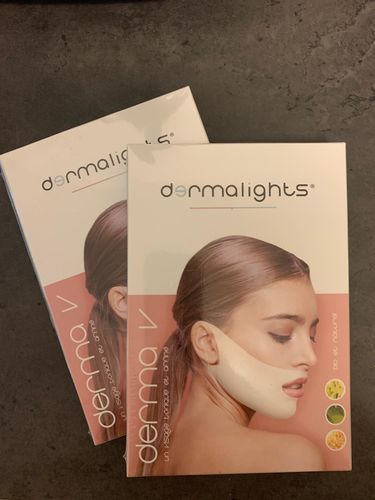 Customer photo review of Masque amincissant DermaV™